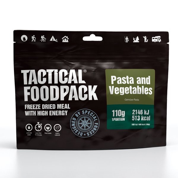 Tactical Foodpack Pasta und Gemse 110g Outdoornahrung