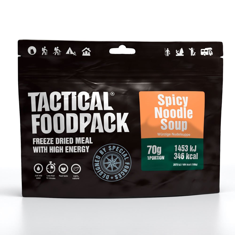 Tactical Foodpack Outdoor Nahrung Wrzige Nudelsuppe 70g