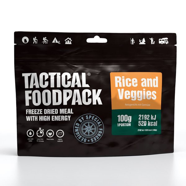 Tactical Foodpack Reis und Gemse 100g Outdoor Nahrung