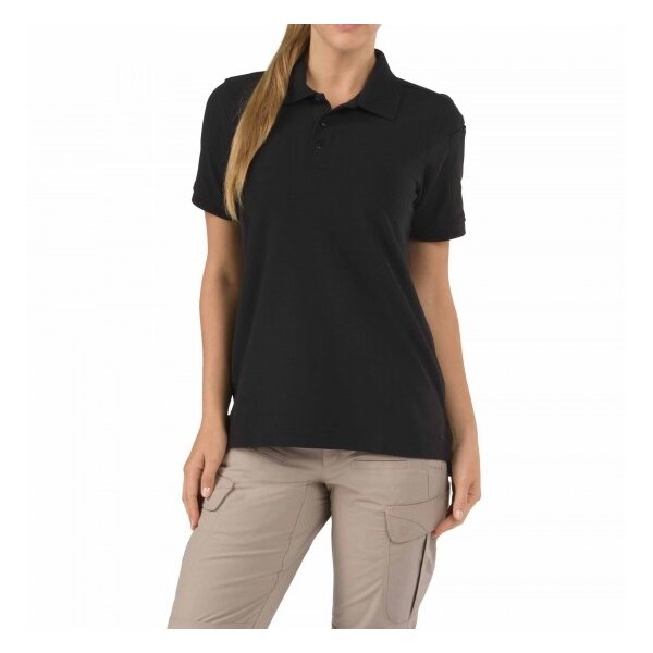 5.11 Womens Short Sleeve Utility Polo Schwarz S