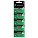 Cardiocell CR2032 3V Lithium 210mAh in 5er-Blister