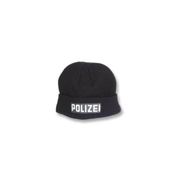 Polizei Commando Winter Mütze mit Reflektorstreifen