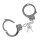 Mil-Tec Handschellen Single Lock vernickelt mit 2 Schlüssel