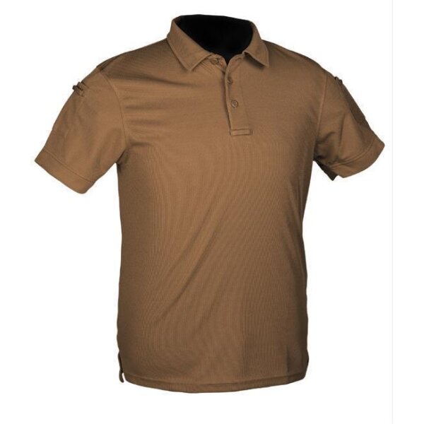 Tactical Quick Dry Poloshirt M dark coyote