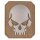 3D Skull PVC Patch schwarz