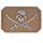 3D Skull w. Swords PVC Totenkopf Patch