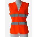 Warnweste für Damen Orange EN ISO20471:2013...