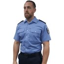 ETZEL Diensthemd Modell Hessen, kurzarm Polizeiblau 49/50 ohne Klettfläche