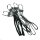 Einweg Security-Handfessel aus Stoff 5er-Set