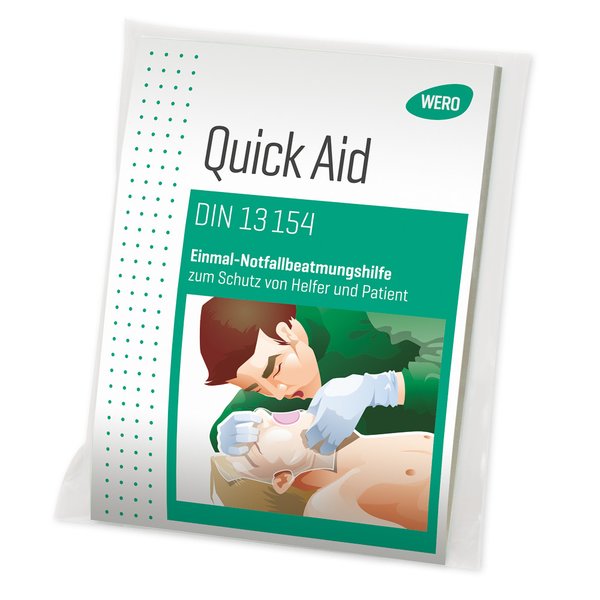 WERO Quick-Aid Einmal Notfallbeatmungshilfe