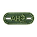 Blutgruppe AB-Positiv Patch