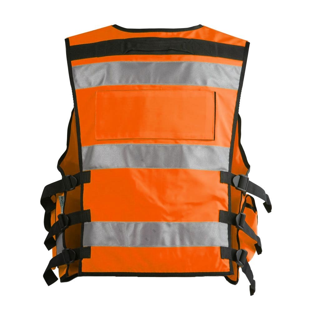 T-PRO Warnweste (Farbe: Orange) - Aufdruck: ORDNER, SECURITY oder PRESSE 