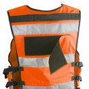 Einsatz-Warnweste Sicherheitsweste Reflektierend Orange M-XL