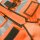 Einsatz-Warnweste Sicherheitsweste Reflektierend Orange M-XL