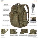 5.11 Tactical Rush 72 2.0 Multifunktions Rucksack Schwarz