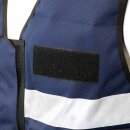 Einsatz-Warnweste Sicherheitsweste Reflektierend Navy Blau M-XL