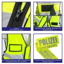 Einsatz-Warnweste Sicherheitsweste Reflektierend Navy Blau 2XL-4XL