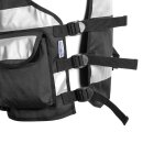 Einsatz-Warnweste Sicherheitsweste Reflektierend Schwarz M-XL