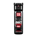 TW1000 Tactical Abwehrspraygerät 45ml Pfeffergel 360...