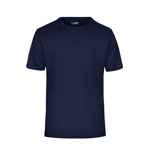 Funktionsshirt für Dienst und Sport Navy Blau M ohne Aufdruck