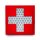 Medic Reflective Patch Rot Weiß