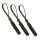 Lanyard mit Totenkopf 3er Set Schwarz