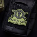 BLACK OPS COFFEE Skull Patch No Coffee No Fight