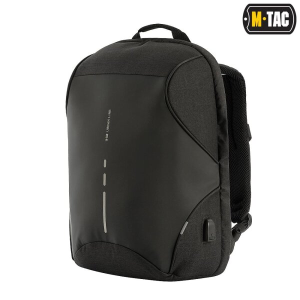 M-Tac Rucksauk Urban Line Anti Theft Shell Pack  Dark Grey/Black