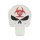 Biohazard Punisher Skull Patch Weiß