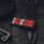 Know Pain Know Gain PVC Patch Schwarz-Rot