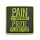 Pain and Proud PVC Patch Schwarz-Oliv
