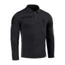 M-Tac Polo taktische langarm 65/35  Black XS