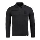M-Tac Polo taktische langarm 65/35  Black XS