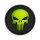 Green Punisher Round PVC Patch