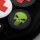 Green Punisher Round PVC Patch