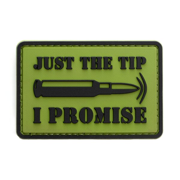 Just The Tip PVC Patch Oliv