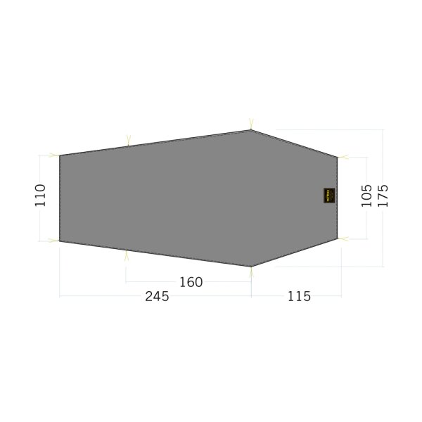 Tatonka Floor Sheet LT Gargia 3 Zeltunterlage