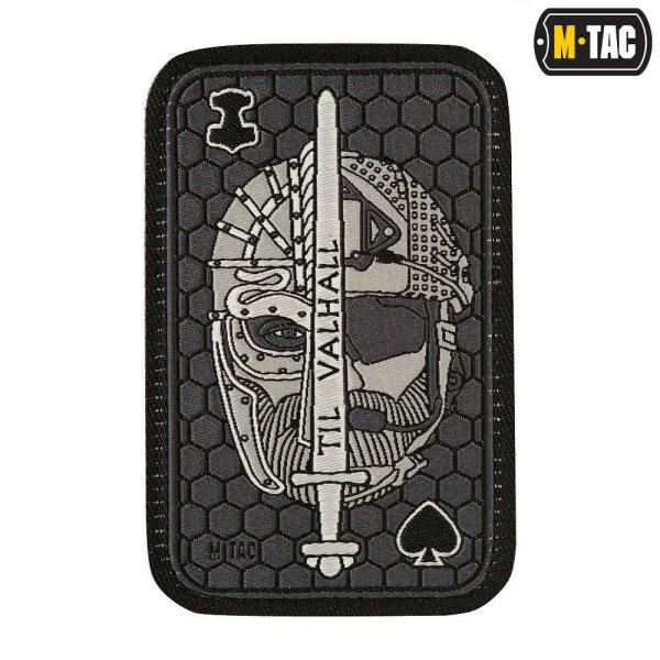M-Tac Aufnaher Til Valhall Ace (Jaccard)  Grey