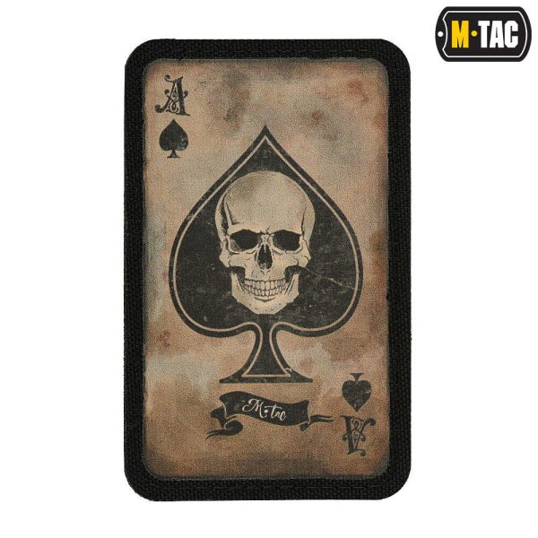 M-Tac Aufnaher Ace Of Spades  Coyote/Black