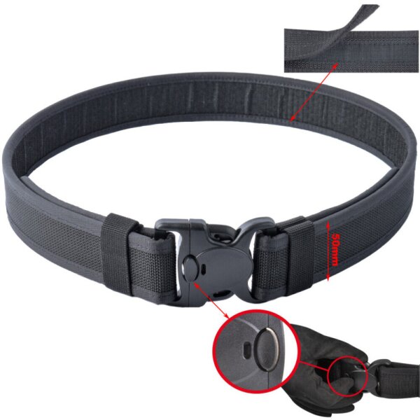 COP Dienstkoppel 92MK250 mit LOK2 Schließe Hakenklett 50mm XS (51-66)