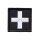 Medic Cross Stoff Patch Schwarz - Weiß