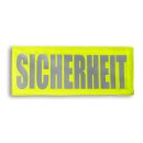 Patch für Einsatz-Warnweste Rücken 28cm x 8cm Rücken gelb Ohne Aufdruck