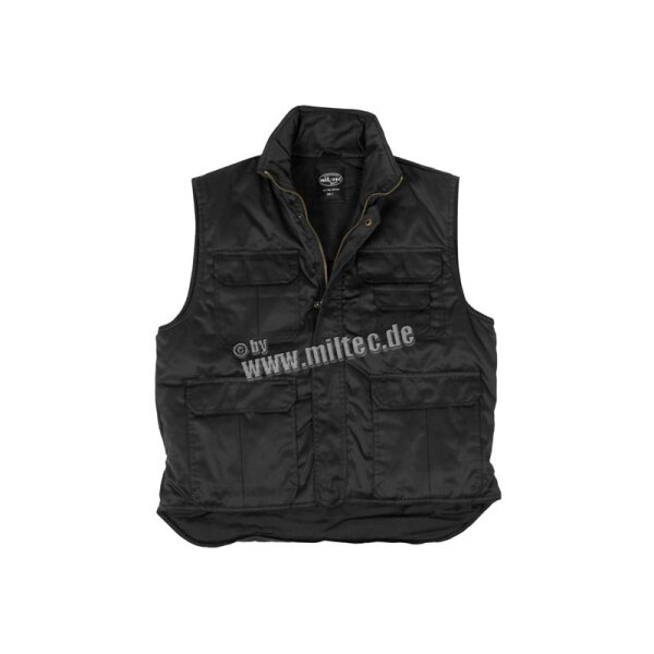 Mil-Tec Ranger Weste Gefüttert schwarz S