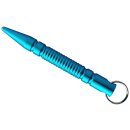 Kubotan mit Schlüsselring Rillengriff Blau