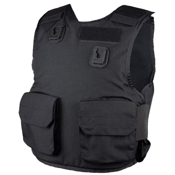 PPSS Body Armour Stichschutzweste zertifiziert KR1/SP1 VPAM W5 Schwarz L