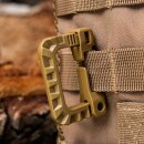 M-Tac Grimloc Kunststoffkarabiner  Coyote Brown