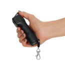 Plegium Smart Menthol Abwehrspray mit Ortungsfunktion und Notruf Schwarz