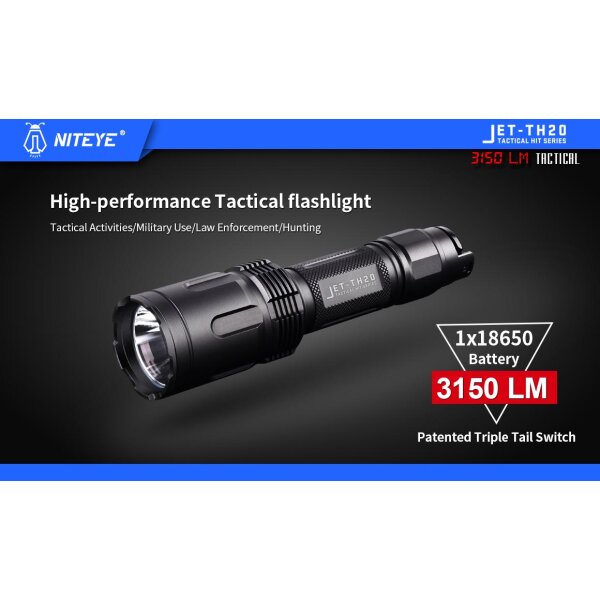 Niteye TH20 Tactical Einsatztaschenlampe