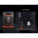 Fenix PD36R Pro Taschenlampe mit E03R V2.0 Sparset Grau