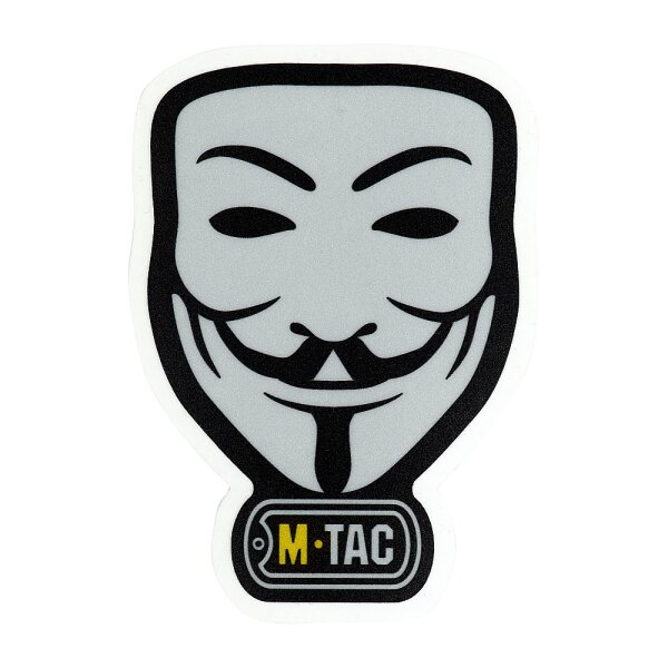 M-Tac Aufkleber Anonym Glanzend  Black